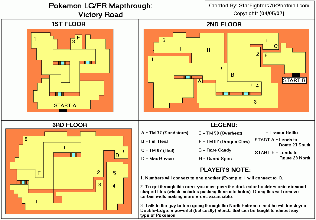 pokemon fire red victory road