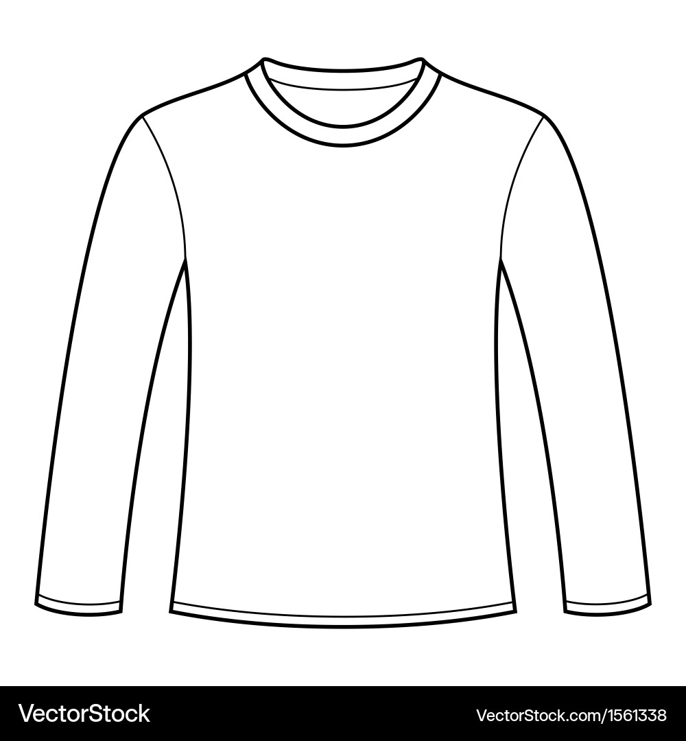 long sleeve shirt vector free