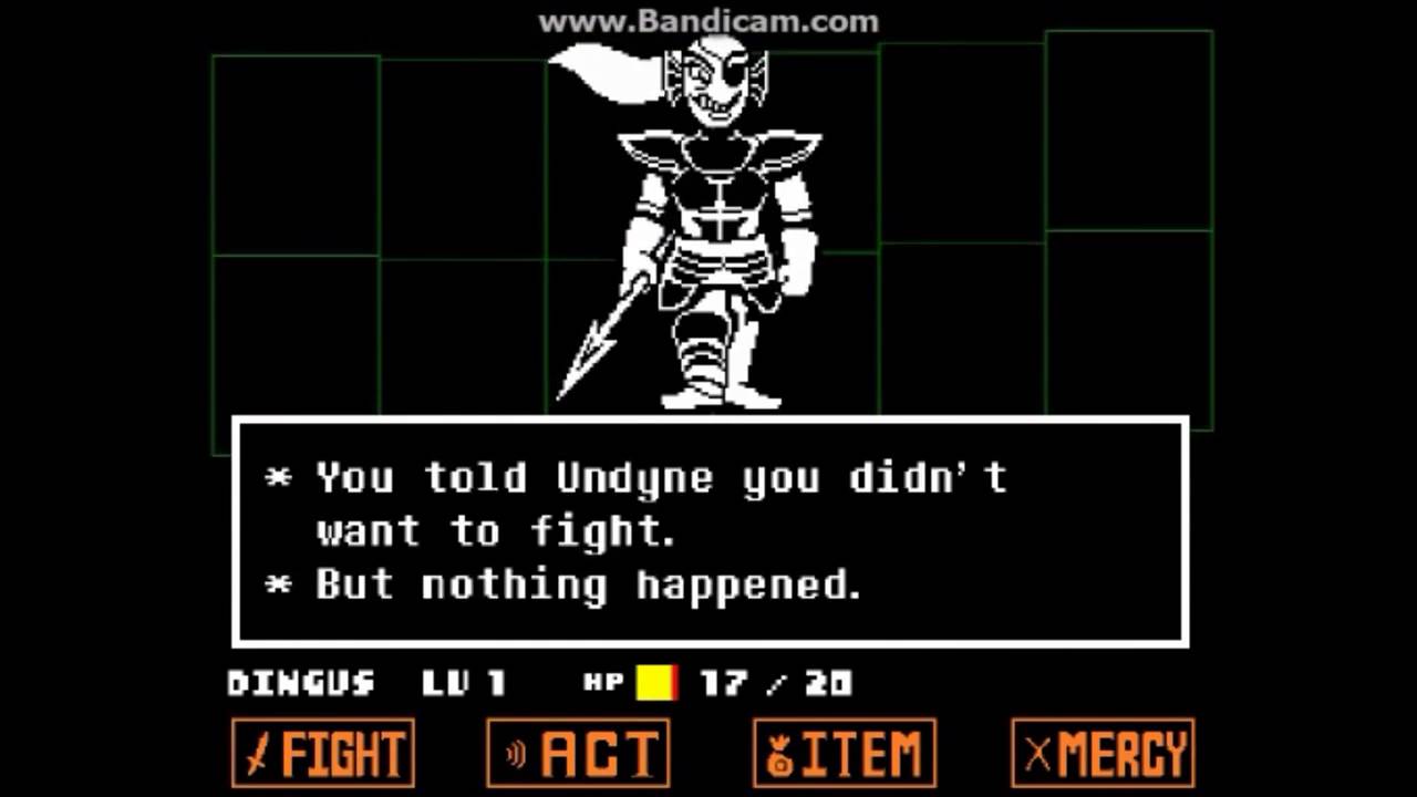 how to defeat undyne pacifist