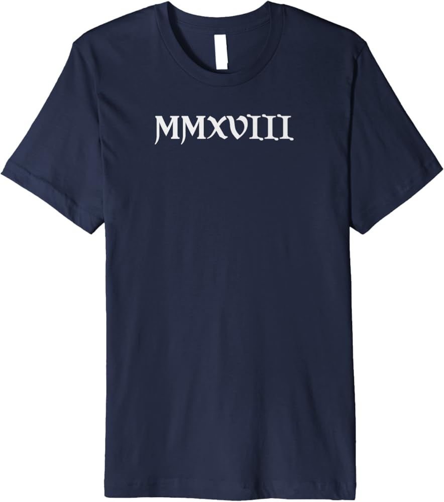 mmxviii roman numeral