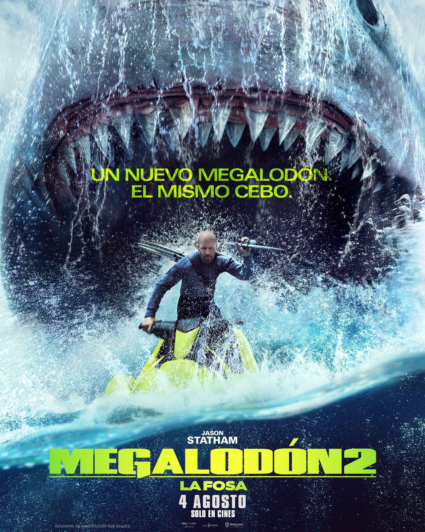 megalodon 2 cuando sale en netflix