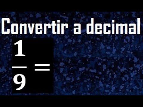 decimal of 1/9