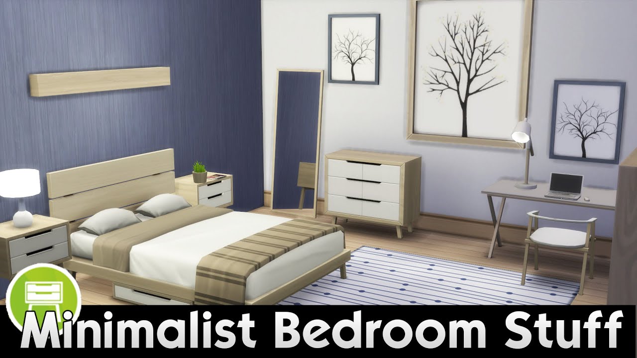 sims 4 minimalist bedroom stuff