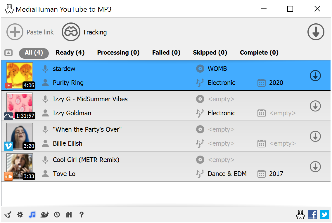 youtube mp3 player converter