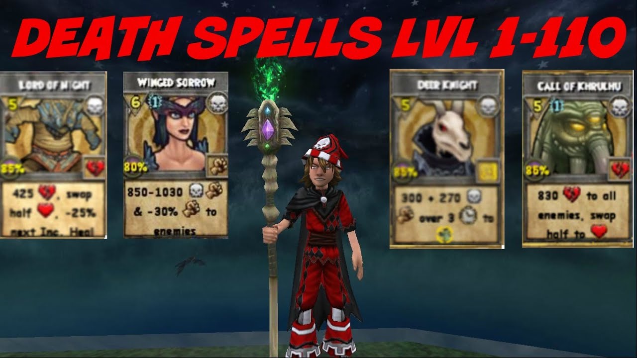 death spells w101