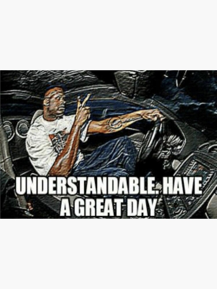 understandable have a great day meme