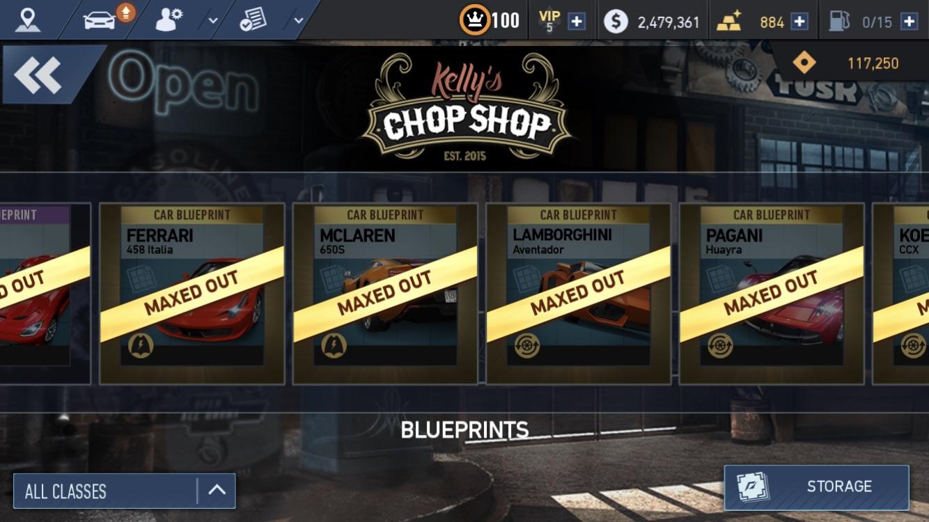 need for speed no limits chop shop