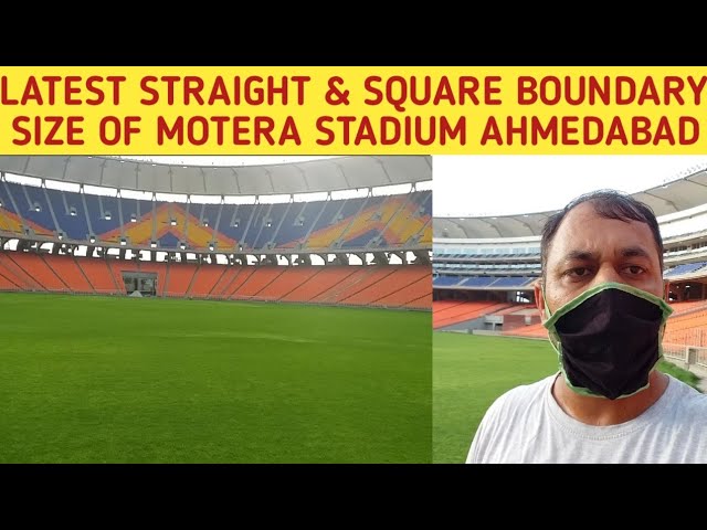 ahmedabad stadium boundary length