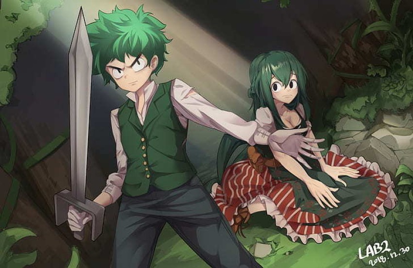 deku x tsuyu