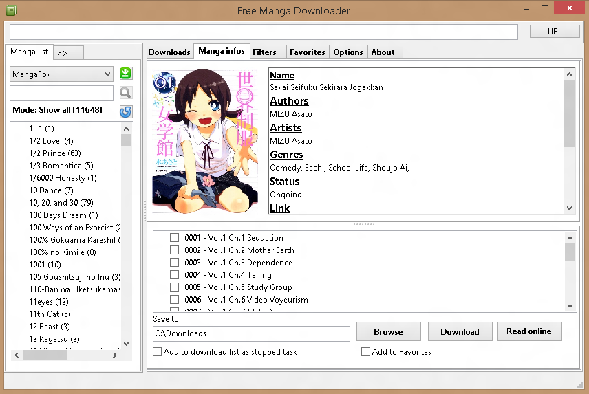 free manga downloader