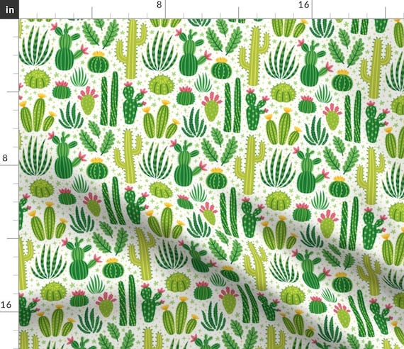 cactus fabric print
