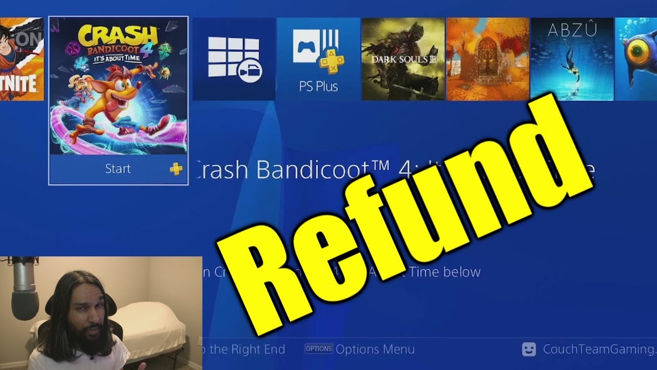 can you refund games on ps4