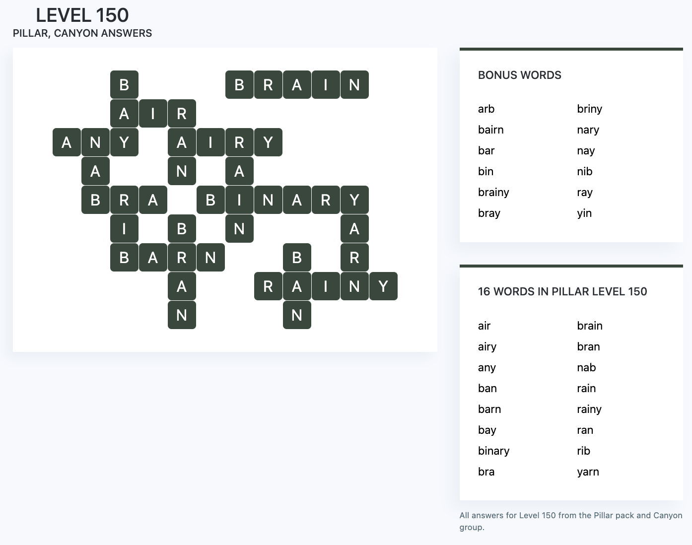 wordscapes puzzle 150