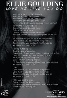 fifty shades of grey song lyrics