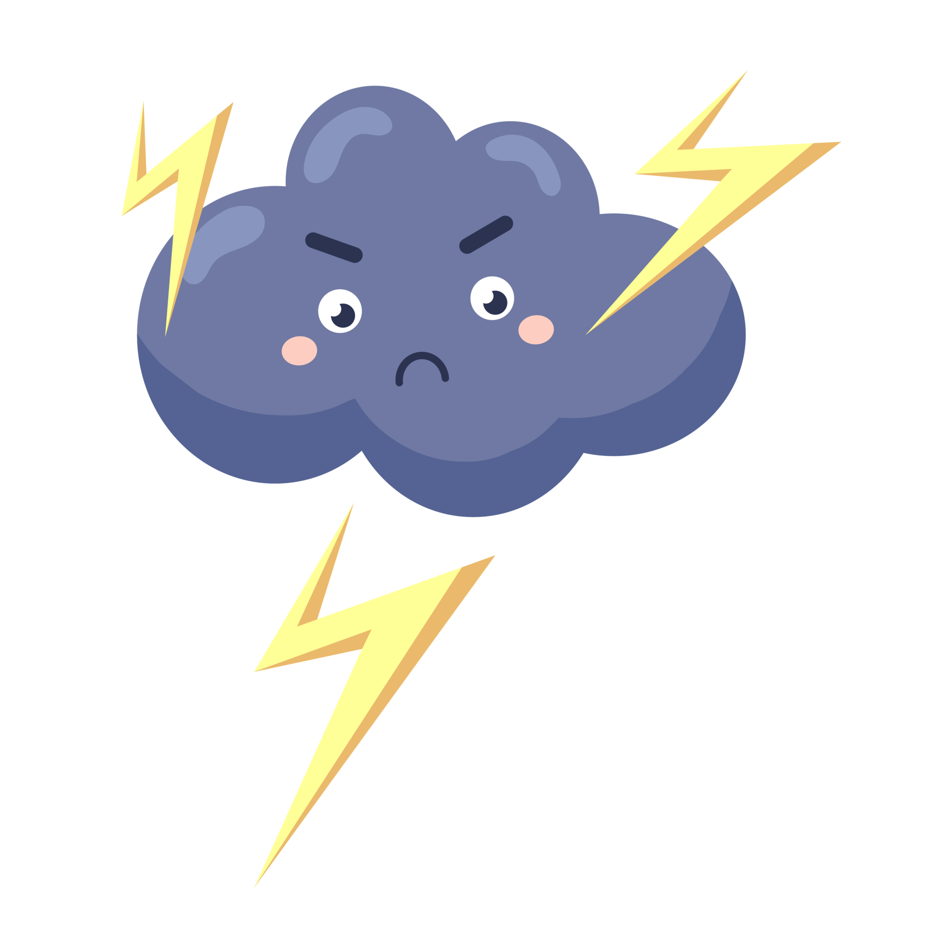 thunder cartoon images