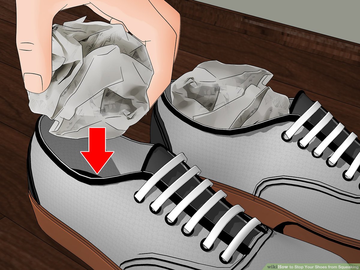 how to stop shoe tongue squeaking