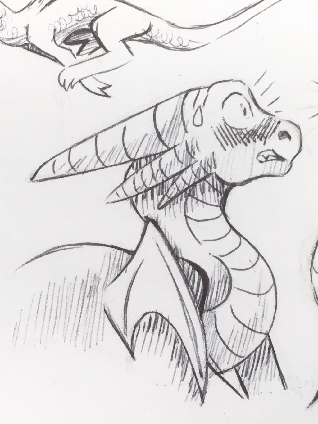 drawings of dragons cute