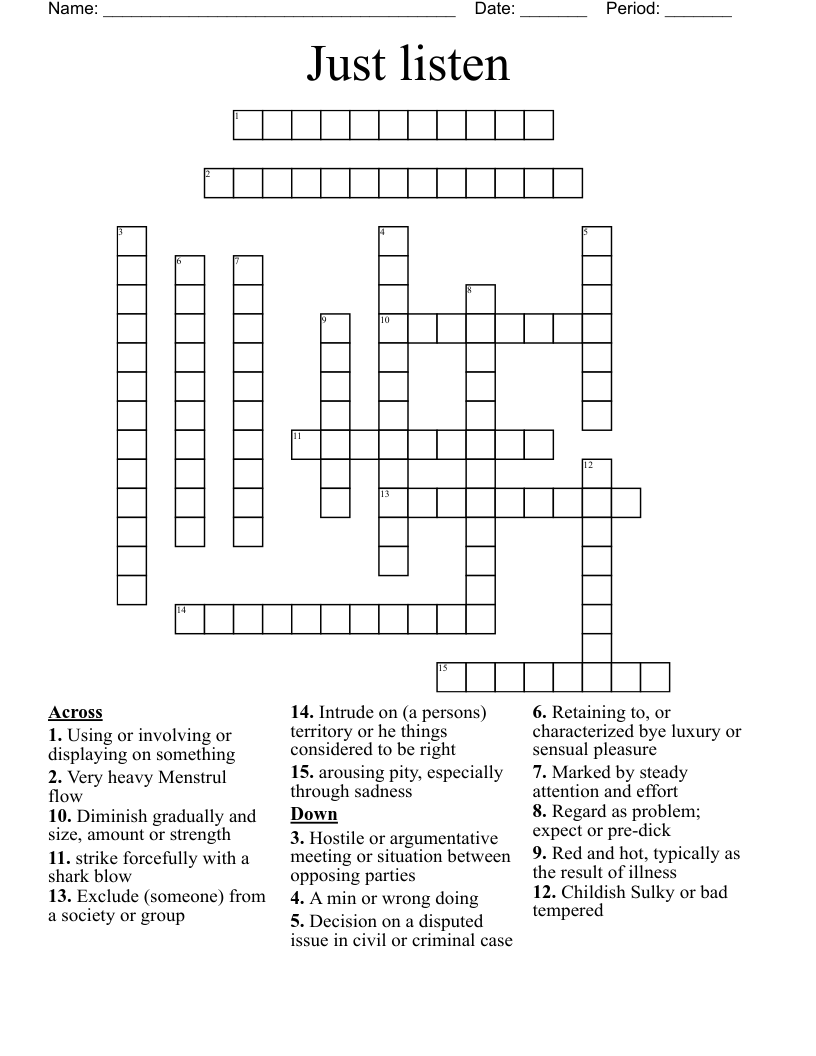 diminish gradually crossword