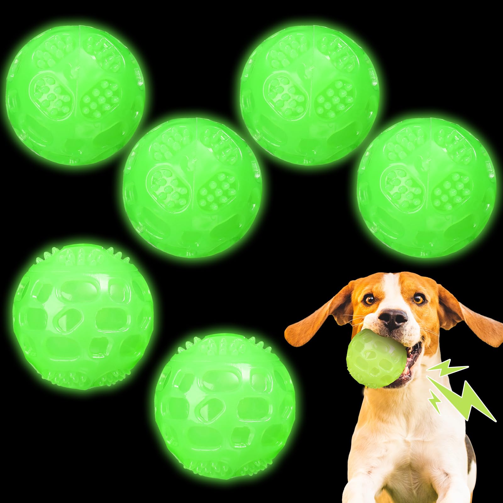 dog balls glow in dark