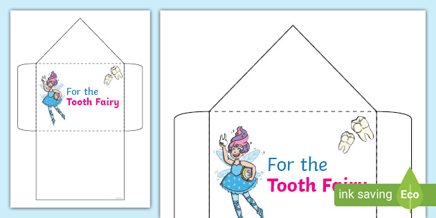 tooth fairy printable envelope