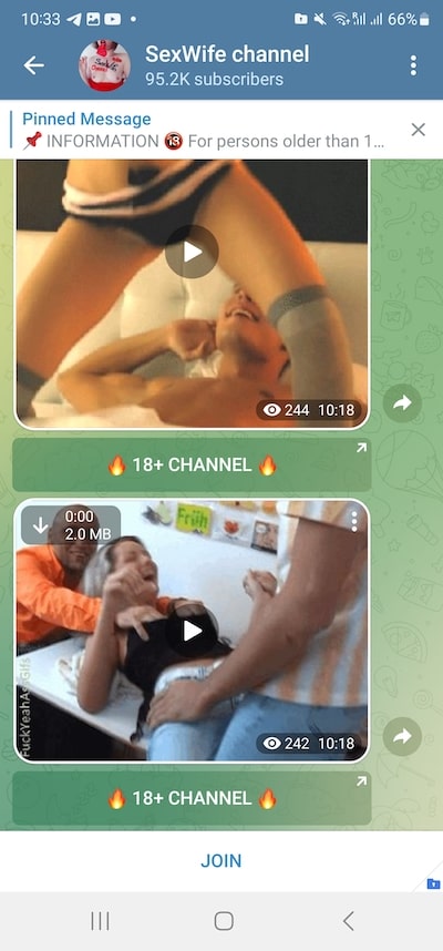 canal sexo telegram