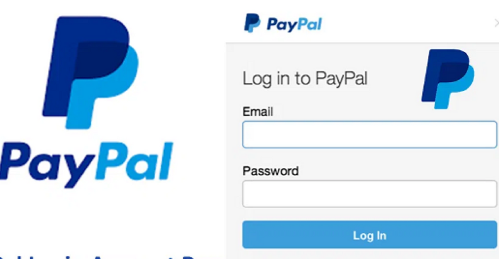 log in to my paypal account