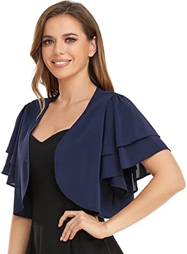 navy blue bolero shrug