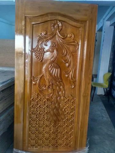 wood carving main door