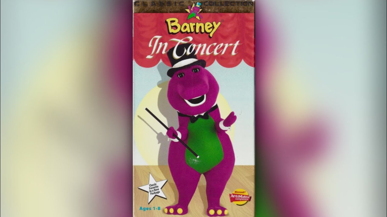 barney in concert vhs