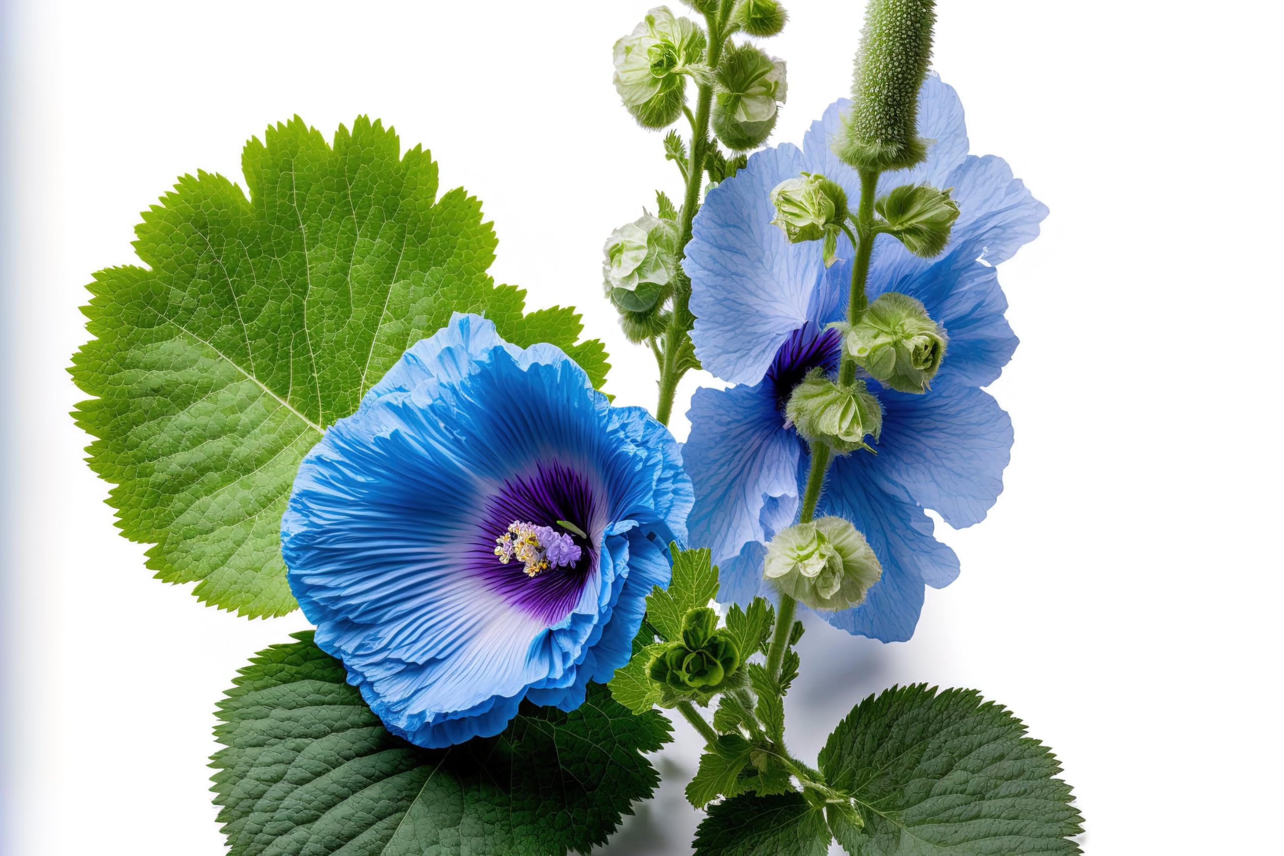 blue mallow tea color change