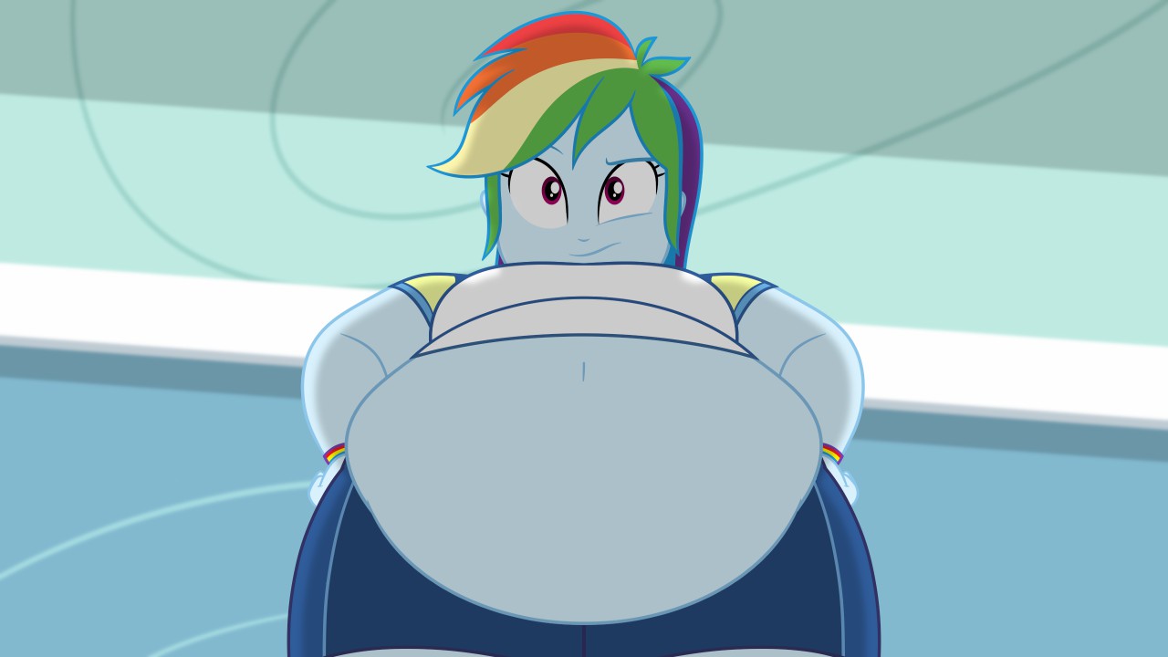 rainbow dash weight gain