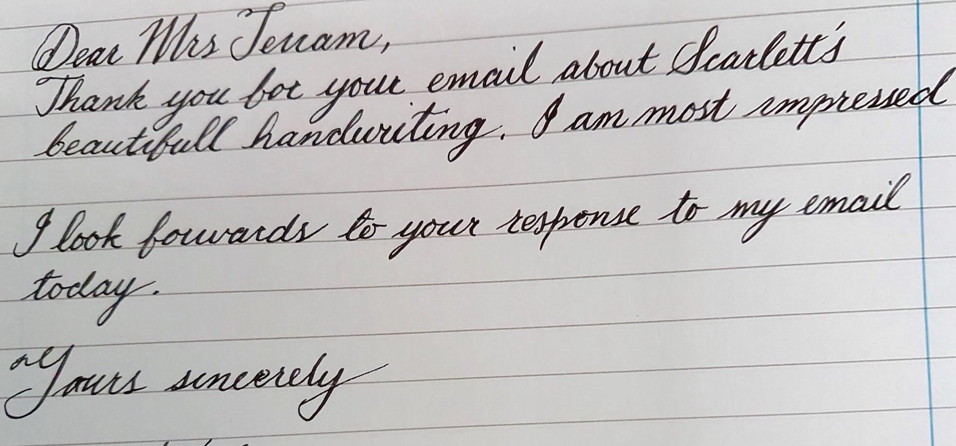 amazing handwriting