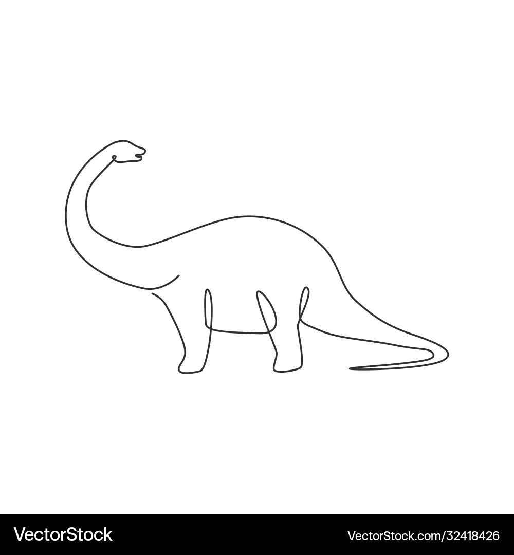 brontosaurus outline