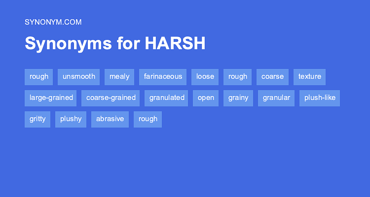 harsh synonym