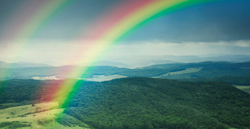 imágenes con arcoiris