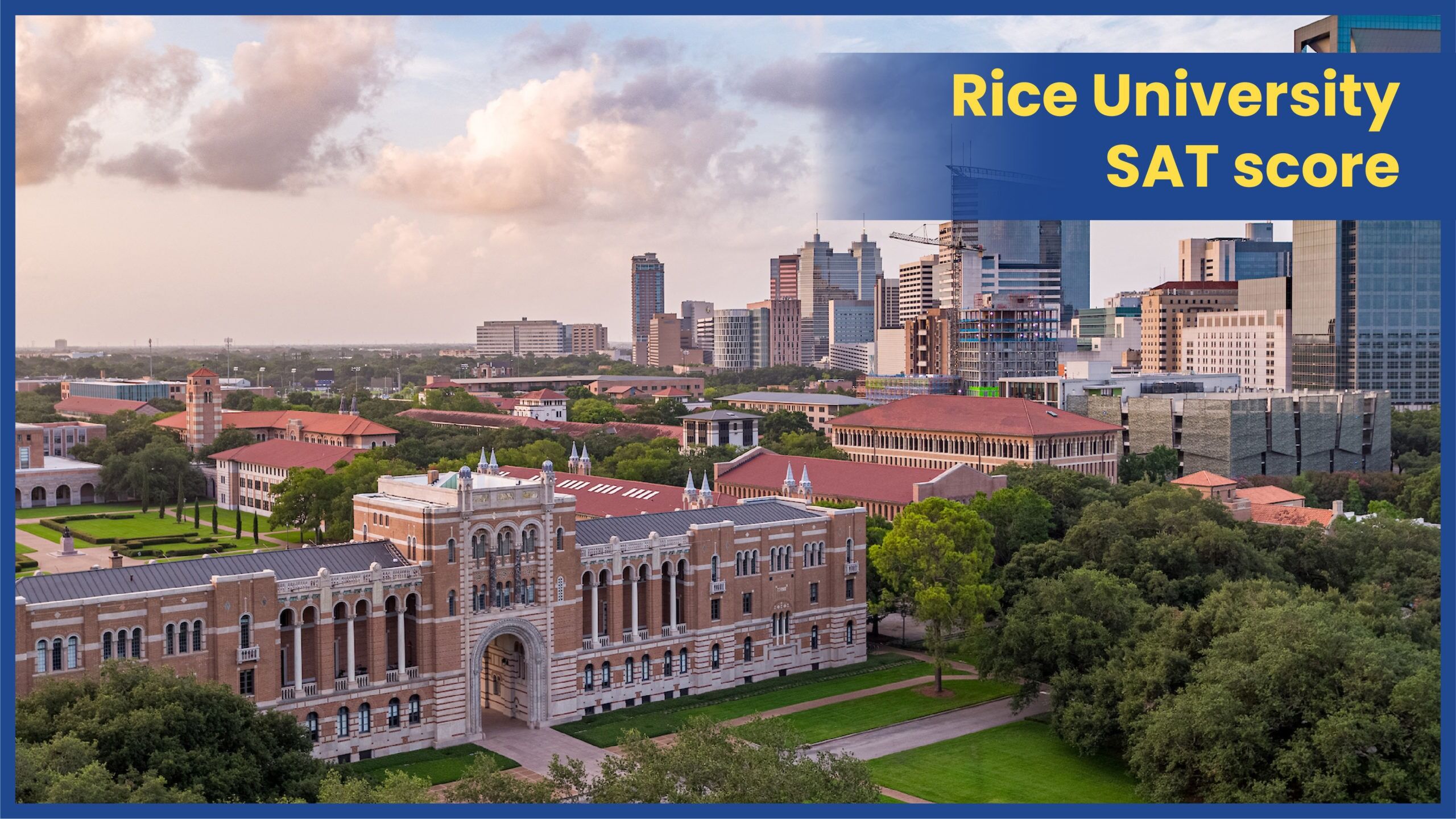 rice university act scores