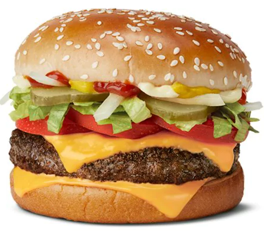 calories in a quarter pounder