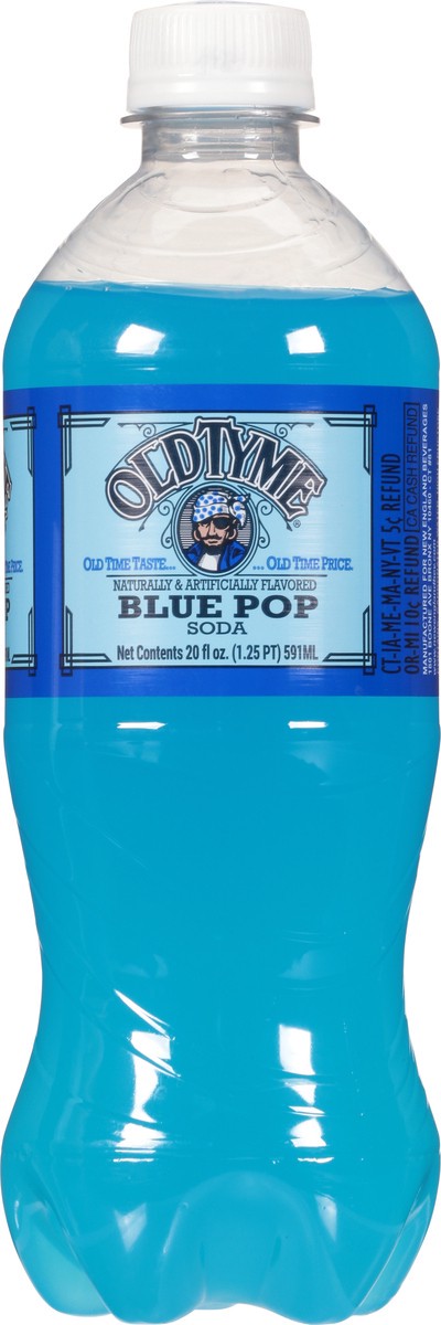 old tyme blue pop