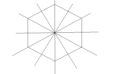 lines of symmetry hexagon