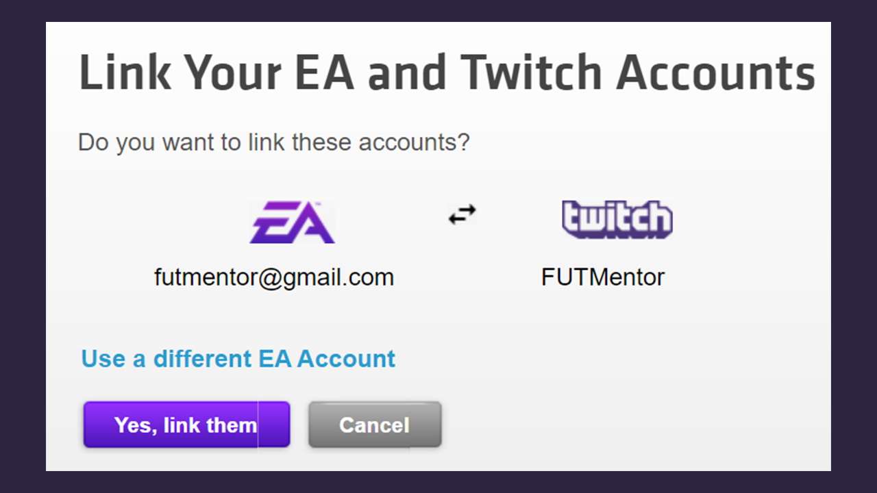 twitch ea link