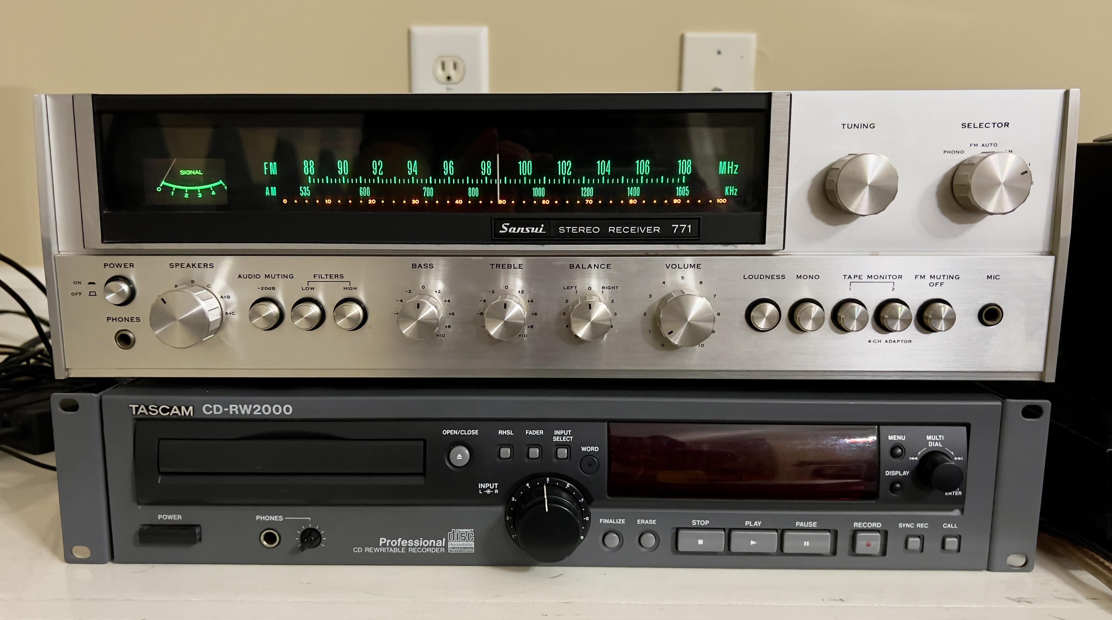 sansui 771 receiver