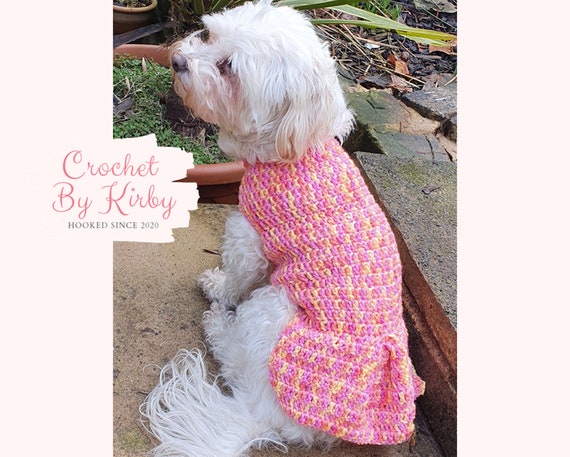 easy beginner easy crochet dog sweater