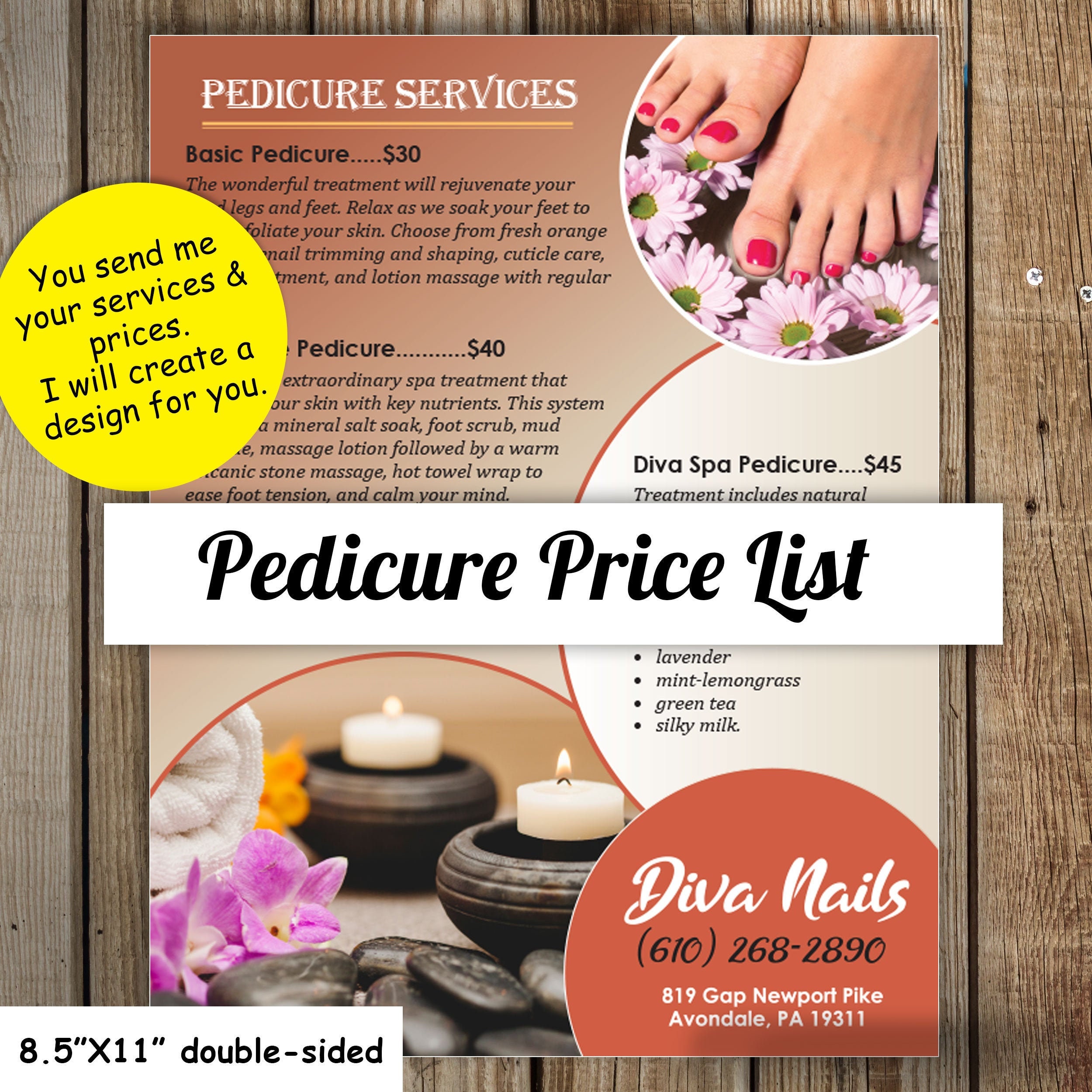 price of pedicure near me