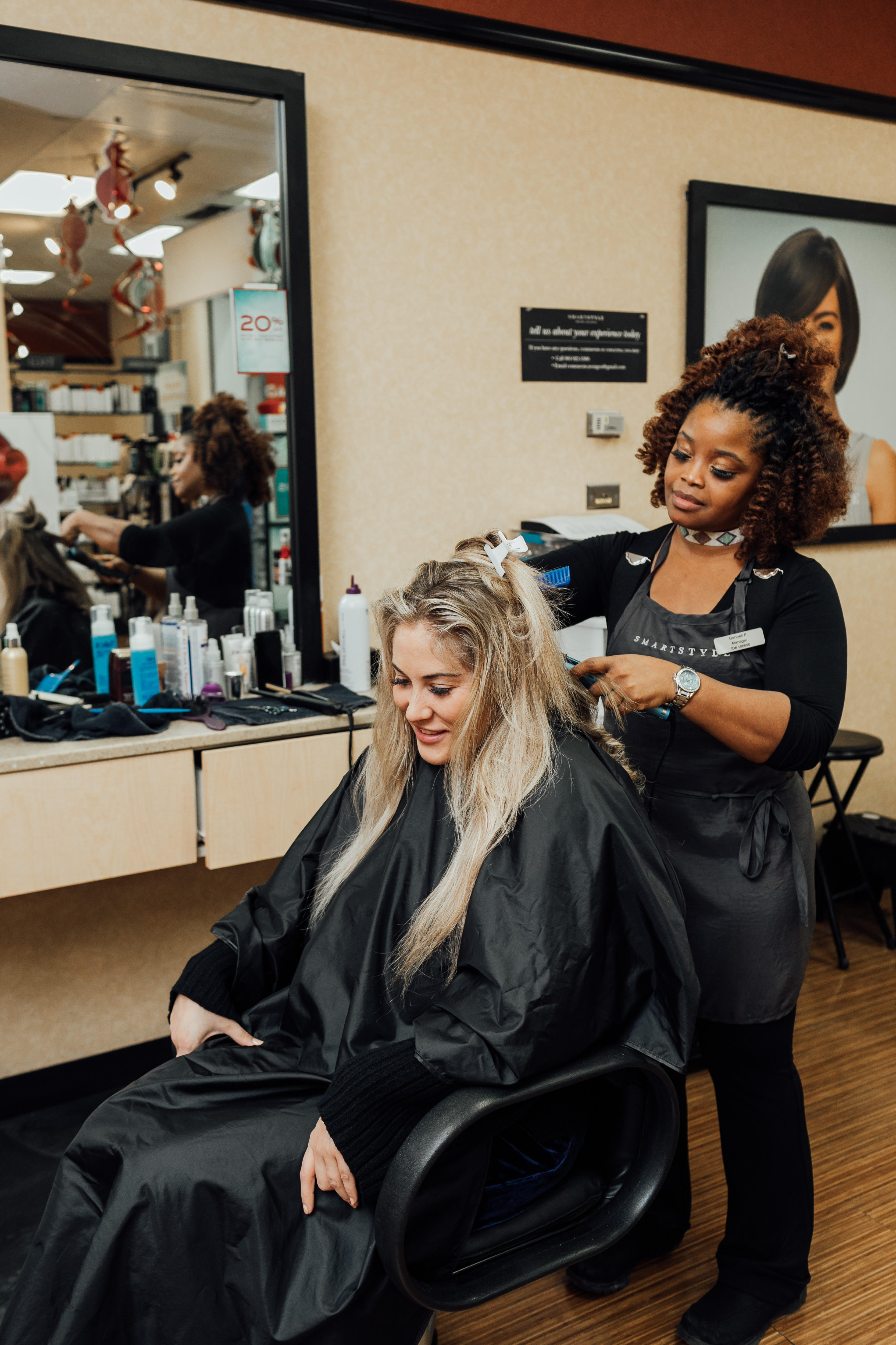 walmart with beauty salon