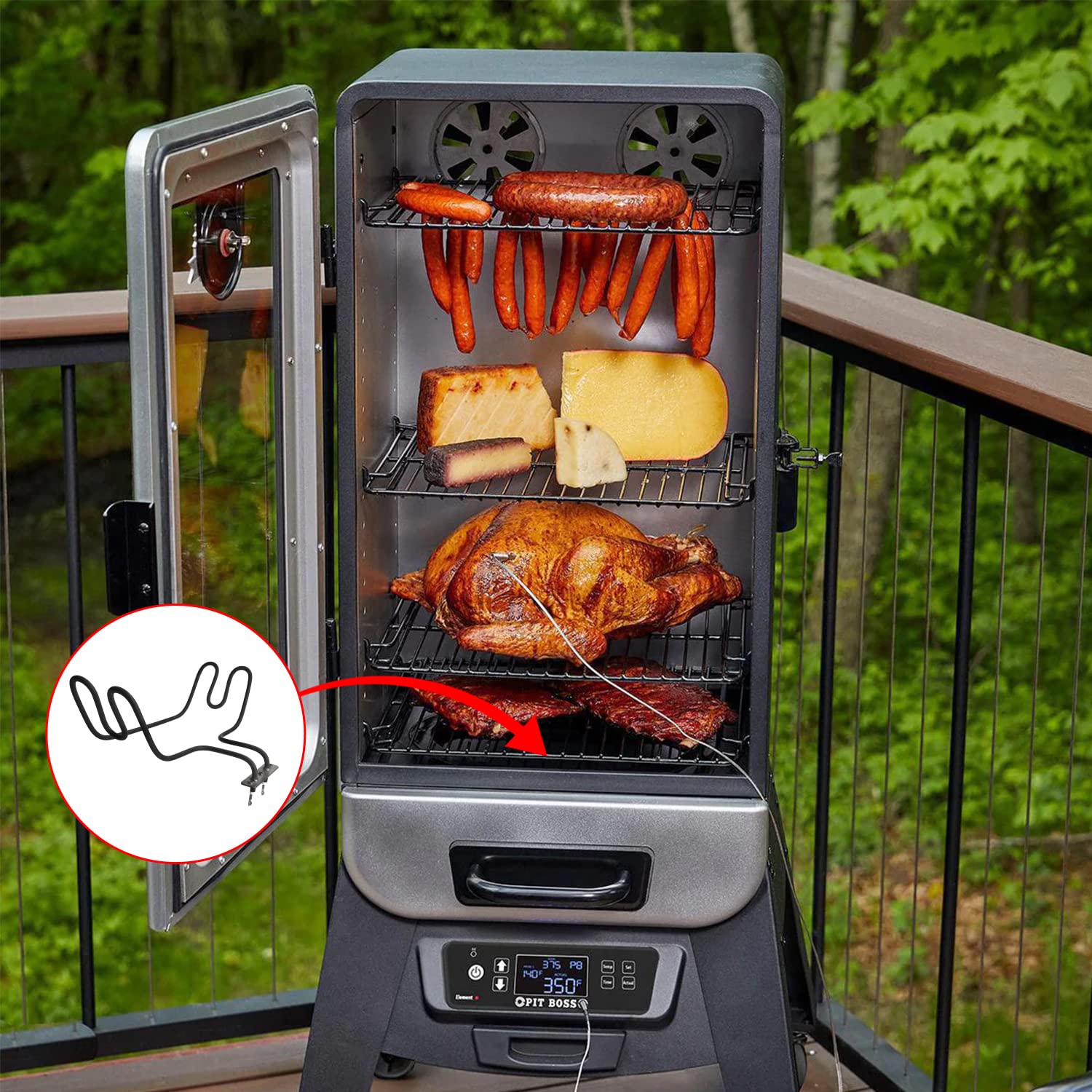 pit boss 3 series vertical pellet smoker