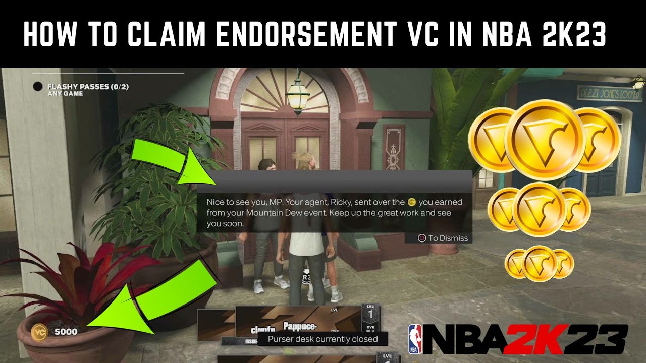 how to get your endorsement money 2k23