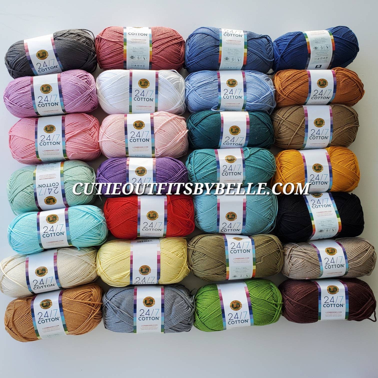 lion brand 24 7 cotton yarn