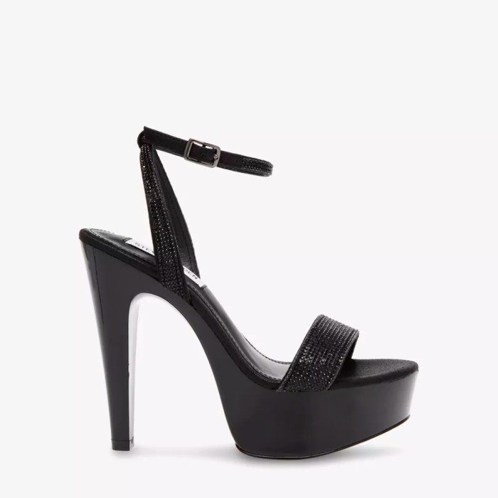 steve madden black high heels