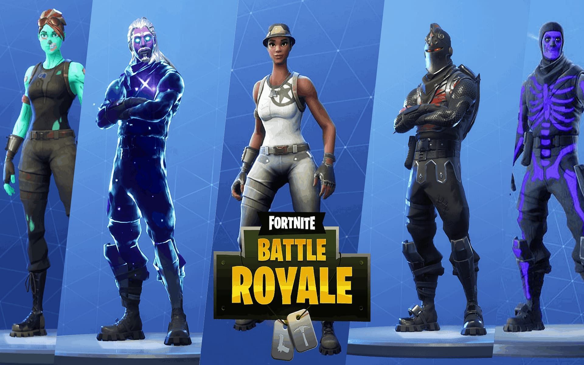 rare skins on fortnite