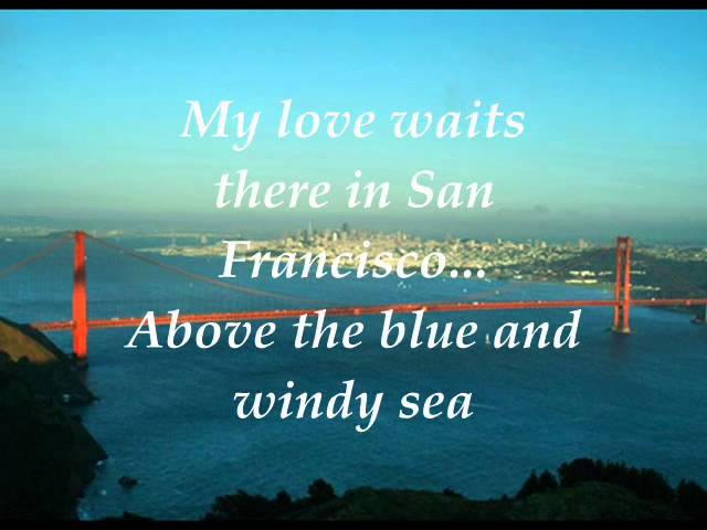 i left my heart in san francisco lyrics